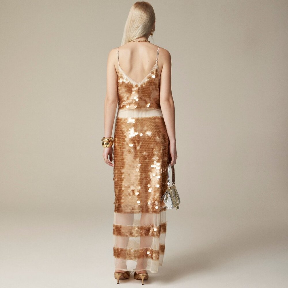J.Crew NWT collection sequin panel dress - Picture 6 of 6